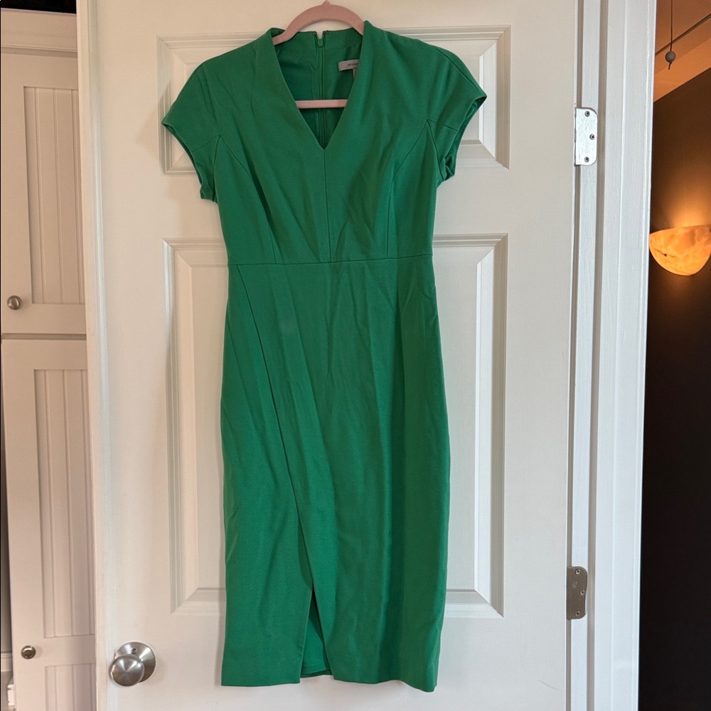 Classiques Entier Vibrant Green Midi Dress